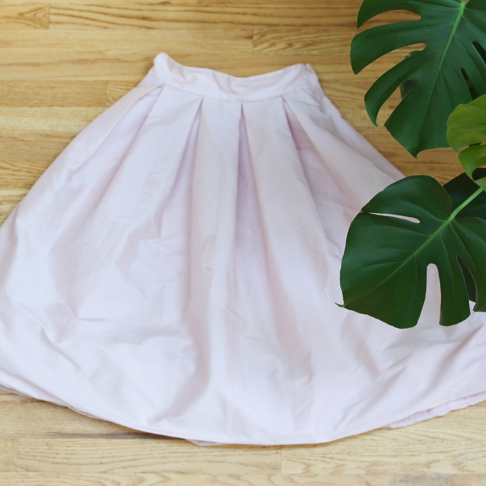 White House Black Market Pink Ball Gown Skirt